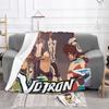 Фланелевые одеяла Voltron: Легендарный Защитник, Анимационный Воин, Забавное покрывало для дома 125*100 см