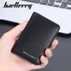 Baellerry Мужские двойные кошельки винтажный дизайн из искусственной кожи портмоне модный повседневный мужской кошелек