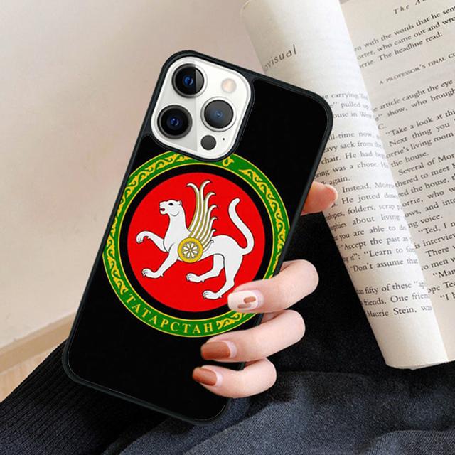 Чехол для телефона с флагом Татарстана Для iPhone 17 Air 16 15 14 plus 12 13 pro max coque Оболочка Fundas