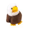 Cute simulation bald sea eagle doll plush toy bird eagle doll children's company soothing doll