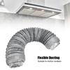 1 м алюминиевая фольга гибкий воздуховод вытяжной шланг кухонная вентиляция изоляция шумоподавление