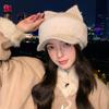 Защита слуха Шапка с кошачьими ушками Полиэстер Зимняя бини Шляпа с козырьком Шапка с ушками для холодной погоды