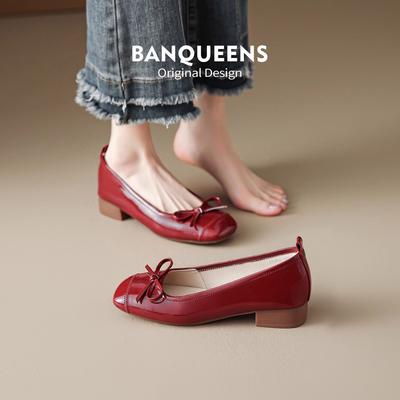 Красивый темперамент Мелкие туфли-лодочки Женщины не устают от ног Свадебные туфли Женщины нежные Темперамент Мэри Джейн с юбками Большие