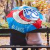 Складной зонт-автомат с узором RC Strasbourg Alsace, портативный и складной дизайн, 8 спиц, рождественский или день рождения.