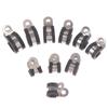 2Pcs Rubber Lined P Clips Cable Mounting Hose Pipe Clamp