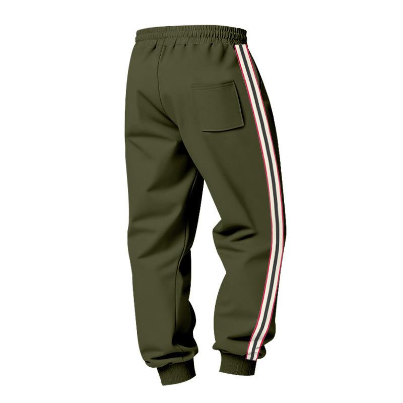 Outdoor Men's Loose-Fit Casual Minimalist Vintage Training Jogging Trousers