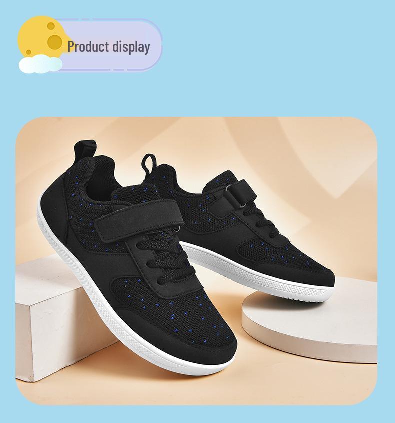 Детские повседневные спортивные кроссовки с широким носком - Низкие, дышащие, для активного отдыха и хайкинга, для мальчиков и девочек