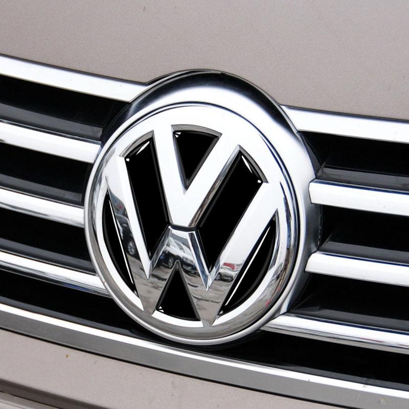 For VOLKSWAGEN VW Car Emblem Stickers Suitable for VW Volkswagen CC 2013-2018 Front And Rear Car Emblem Stickers Interior Modifi