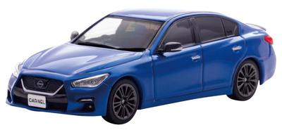 Хико Семь (КАРНЕЛ) 143 Nissan Skyline 400R Limited (V37) 2026 Wangan Blue Готовая модель CN432601