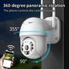 IP-камера ЕС с углом обзора 355°, 2 МП, 1080P, уличная IP65, водонепроницаемая камера видеонаблюдения, защита безопасности, AI, обнаружение человека, беспроводная связь, Wi-Fi, H.265, наблюдение CamearAA