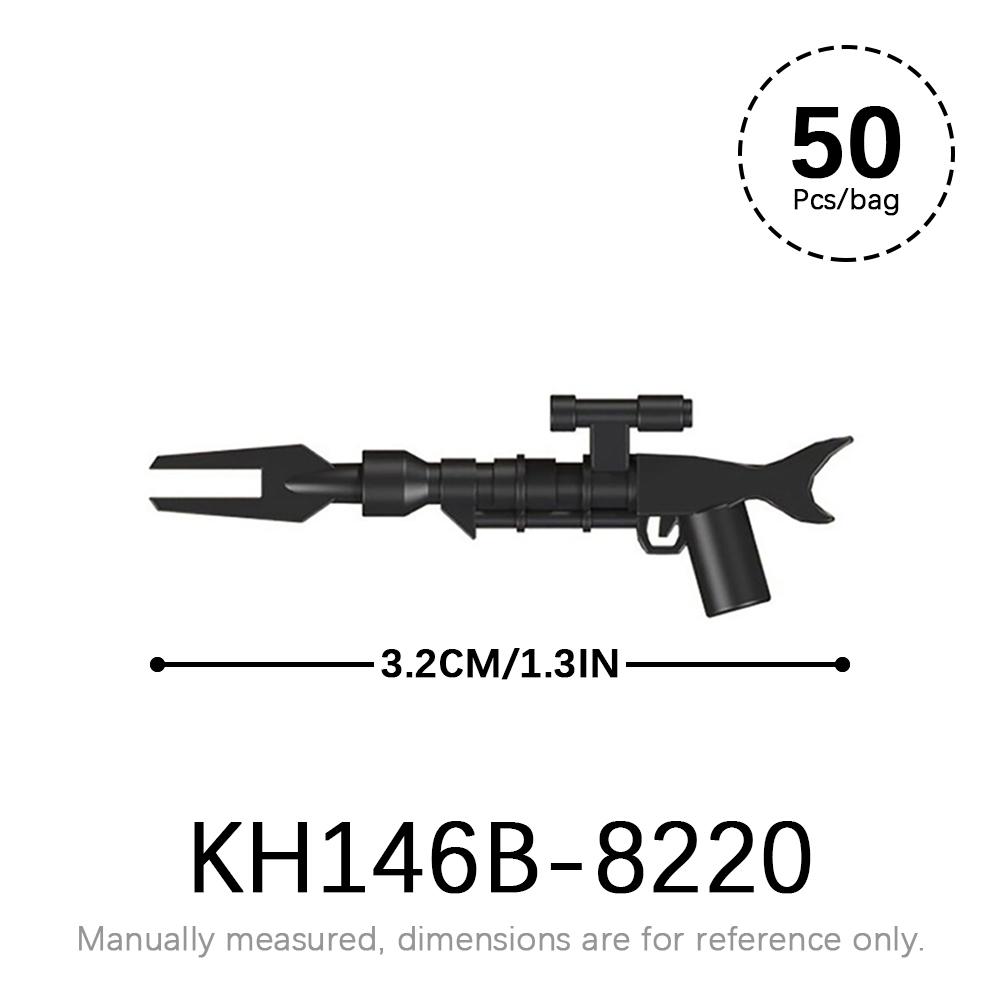 50 шт./лот Набор военного оружия SWAT WW2 Детали для фигурок MOC Кирпичики Звездные войны WW2 Корпус Оружейные аксессуары Строительные блоки Детские игрушки