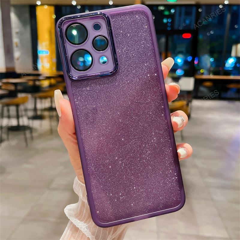 Блестящий прозрачный силиконовый мягкий чехол для Xiaomi Redmi Note 12 Pro Plus 4G 5G, защитное стекло для объектива, задняя крышка на Note12 12pro Redmi12