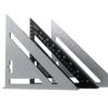 Triangle Ruler 7inch Aluminum Alloy Angle Protractor Speed Metric Square Measuring Ruler For Building Framing Tools Gauges