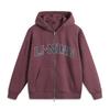 Li Ning Молодежная толстовка унисекс на выходные, темно-красно-фиолетовая AWDUA11-4