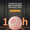 Умная электрическая игрушка для кошек Силиконовый автоматический мячик-роллер Анти-грызущая Прыгающая Товары для питомцев USB-зарядка Интерактивная игрушка для питомцев