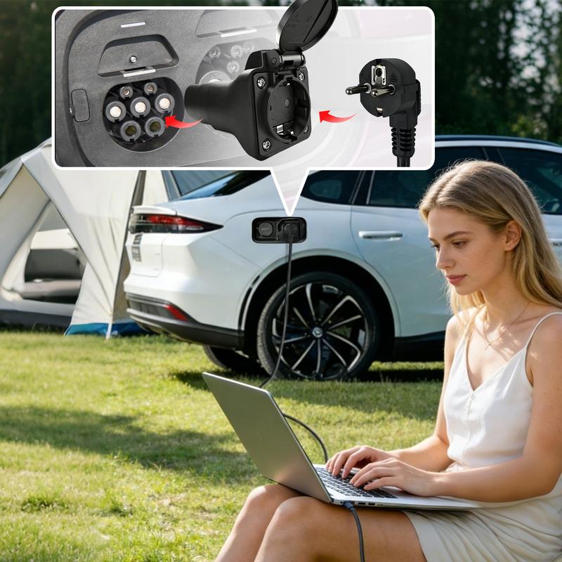 BYD V2L Электромобиль Разрядка GBT На US Plug Трехштырьковая Розетка 16A адаптер Для Преобразования Электромобиля В AC Розетку Зарядное устройство