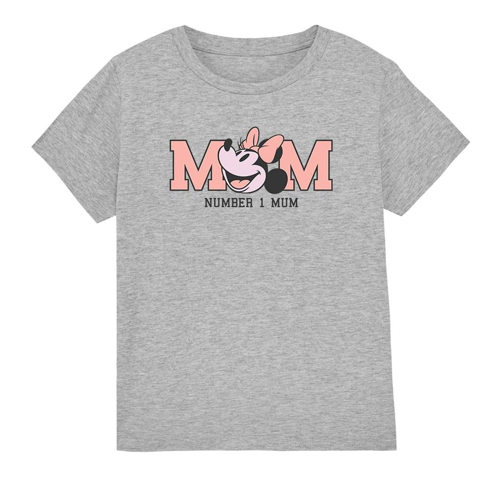 Disney Childrens/Kids Number 1 Mum Minnie Mouse Mothers Day T-Shirt