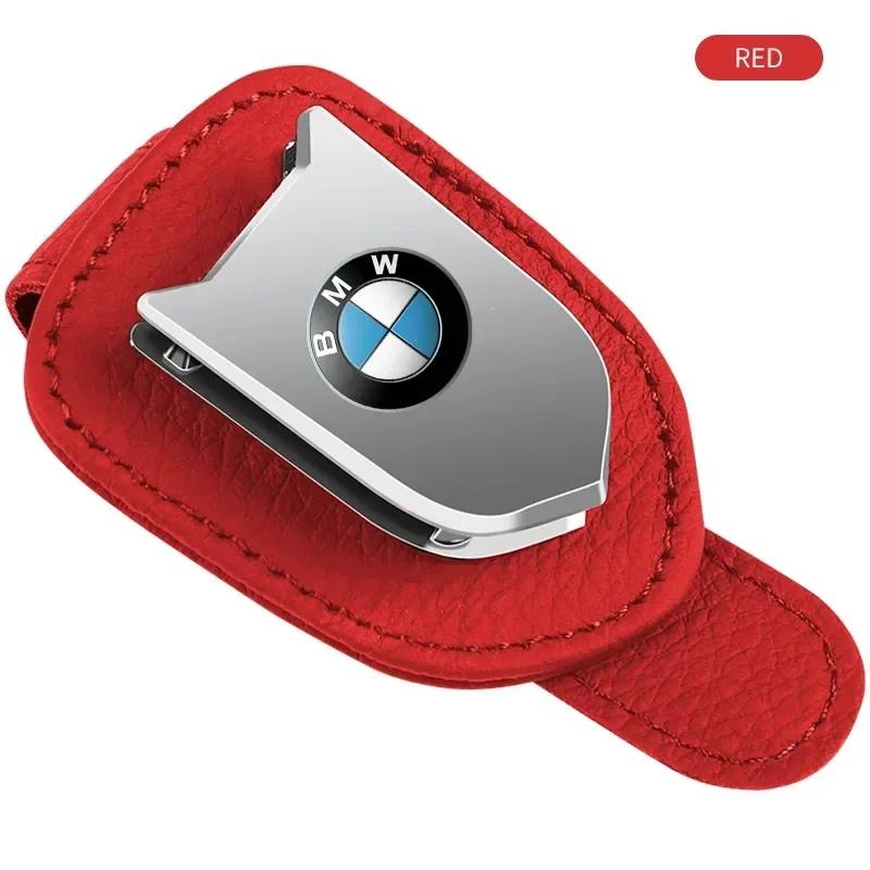 Для BMW Автомобильный солнцезащитный козырек Зажимы для очков Клипсы для солнцезащитных очков Держатели для карт и билетов Подставка Для BMW E60 E92 E93 F20 F21 F30 F31 F32 F33 F34