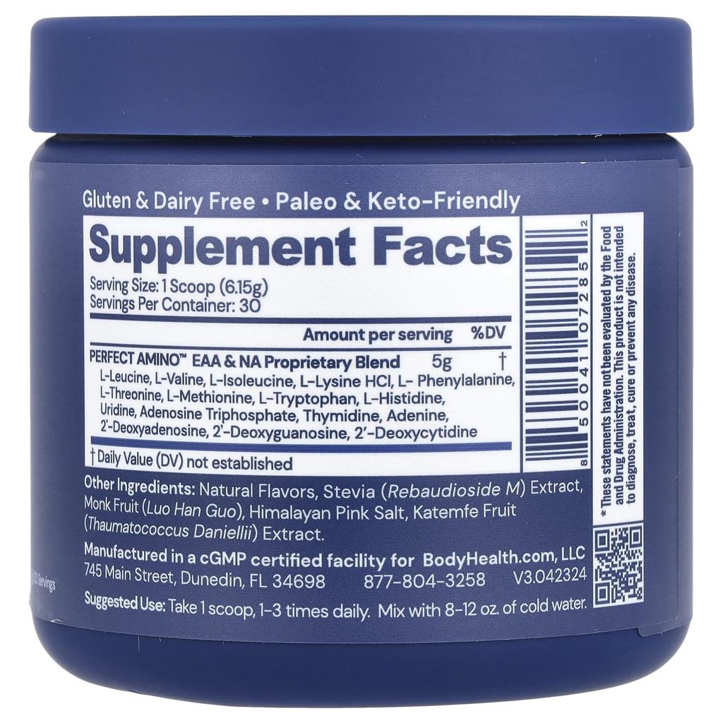 Perfect Amino™, Chocolate, 184.5G(6.5Oz)