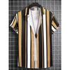 Popular Creative Element Shirt 1D Digital Printing Trend Loose Short Sleeve Shirt Tropical Hawaiian Shirt