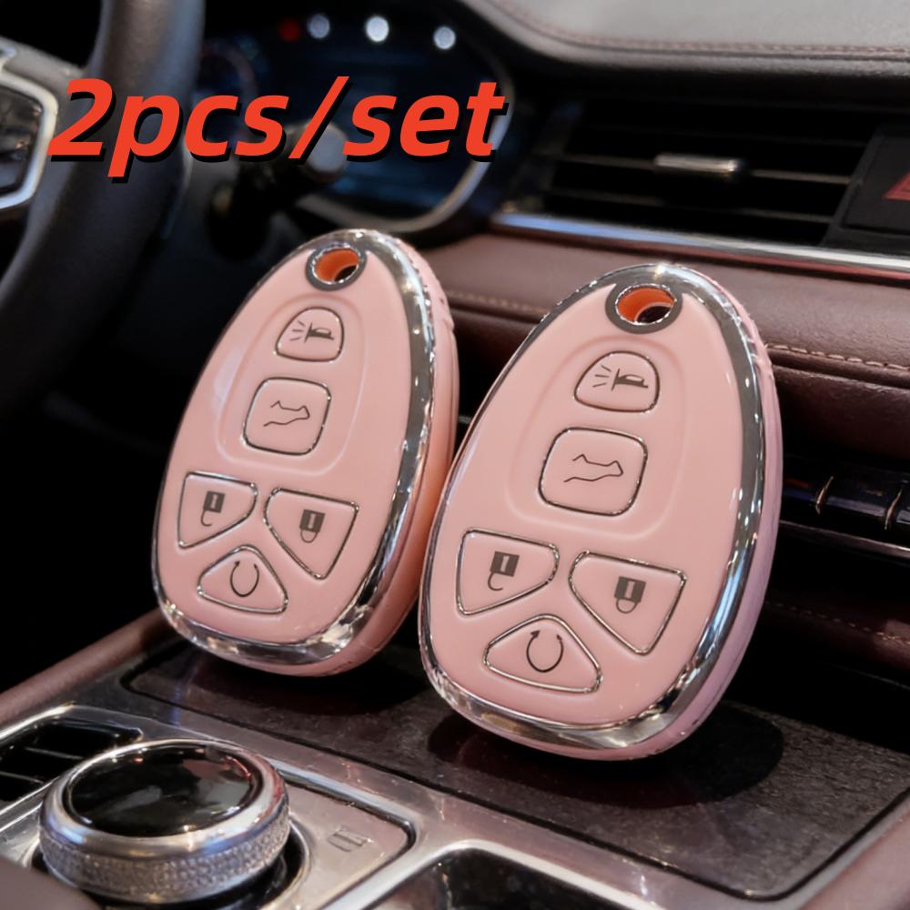 2 шт. Чехлы-футляры для брелока автомобиля для Buick Chevrolet Suburban Tahoe TrailBlazer GMC Sierra Yukon Hummer H2 H3 Isuzu
