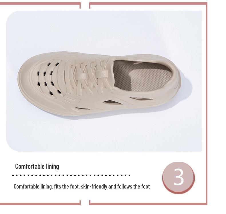 Unisex Lightweight EVA Clog Shoes for Summer: Beach, Driving, and Cool Closed-Toe Slippers Sandals