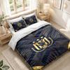 Bedding Set 1 Duvet Cover 2 Pillowcases Anderlecht FC Print Bedroom Home Decoration