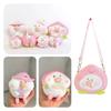 Cute And Cuddly Toby Peach Plushie Keychain Bag Accessory