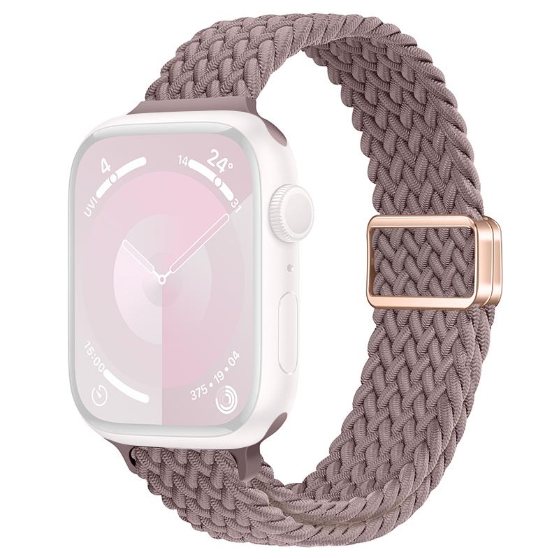For Apple Watch 10 46mm/Ultra 2/Ultra 49mm/9 8 7 45mm/SE (2023) SE (2022) SE 6 5 4 44mm/3 2 1 42mm Watch Strap Braided Nylon Band