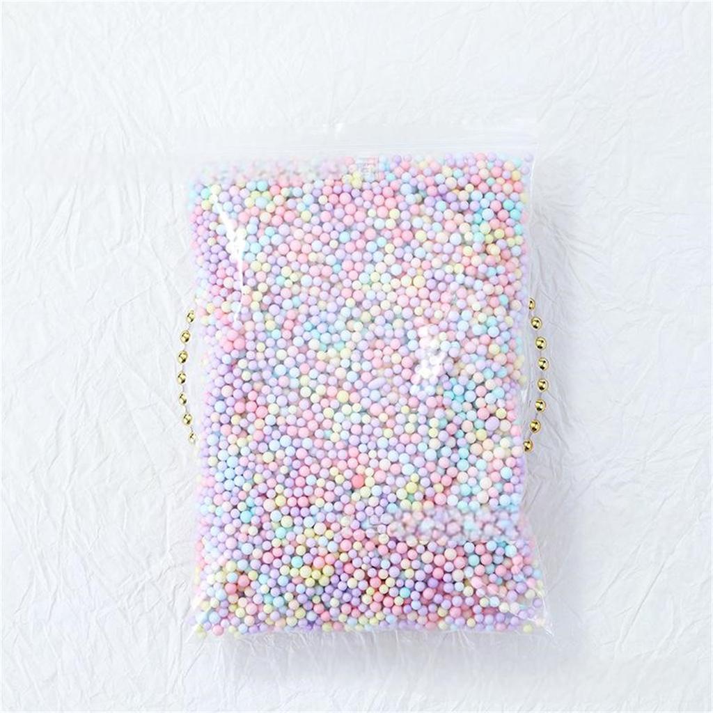Colorful Foam Beads Pellets Multi Color Foam Balls Polystyrene Styrofoam Filler Bubble Ball Wedding Party Decoration