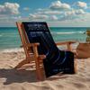 Ultra-Soft Beach Towel with Juventus Football Club Theme,Ideal for Pool - Camping, Diving - Perfect Travel Essential, Vibrant Beach Towel.