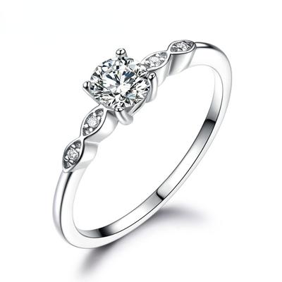 Серебряное кольцо 925 пробы с одним драгоценным камнем для невесты, великолепное высококачественное кольцо, женские ювелирные изделия, великолепный подарок на свадьбу, помолвку
