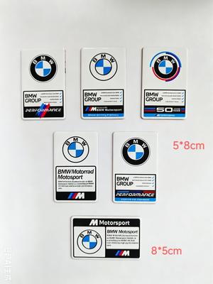 3D Aluminum Car Badge Stickers Body Trunk Decoration Decal Accessories For Bmw M Performance E46 E36 G20 E90 E60 F30 F10 E39 X3 HRC7