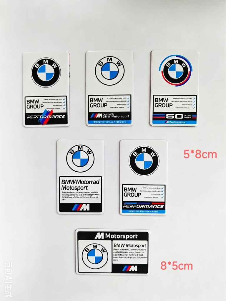 3D Aluminum Car Badge Stickers Body Trunk Decoration Decal Accessories For Bmw M Performance E46 E36 G20 E90 E60 F30 F10 E39 X3 EJ3