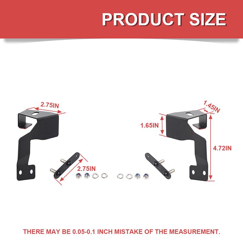 A-pillar Lamp Bracket Holder Rack Light Mount Support Stand For Suzuki Jimny 2019 Up Exterior Accessories