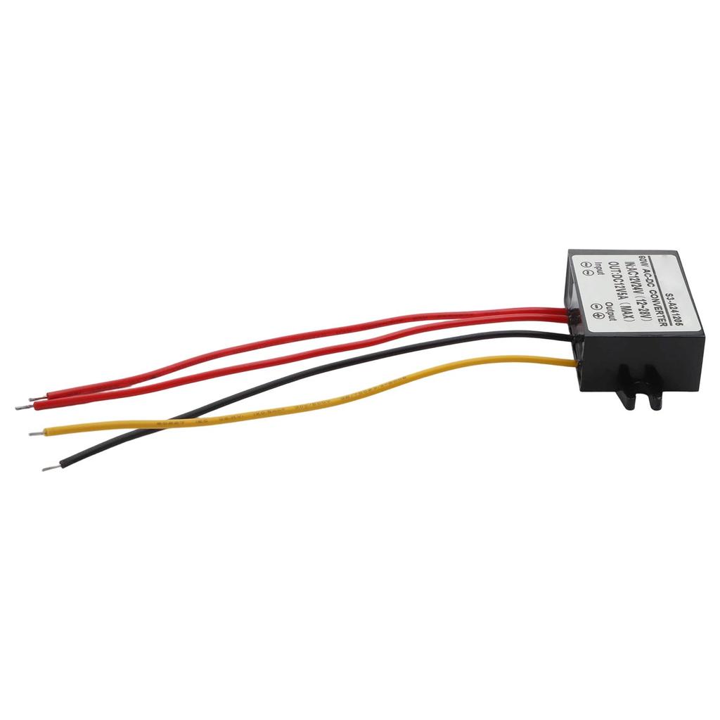 12V Adapter AC-DC Converter Outdoor Use 95 Conversion Efficiency Industrial Temperature Range -40-85 IP68 Waterproof Rating