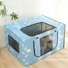 Foldable Printed Cat Maternity Room Cat Four Seasons Dog Kennel Square Kennel That Does Not Occupy An Area  Production of Nursing Room  Pet Cat Kennel