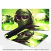 XXL Large Gaming Mouse Pad Green Masked Trooper Deskmat Non‑Slip Rubber Keyboard Table Mats Military Tactical Game Mousepads