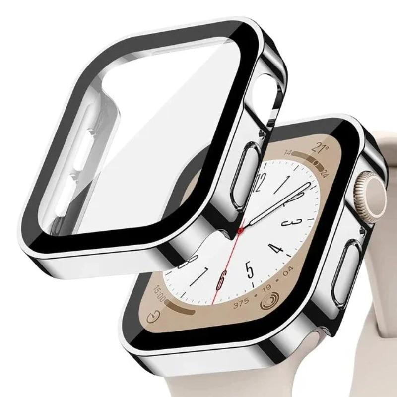 Водонепроницаемый чехол для Apple Watch 7 8 9 45 мм 41 мм Защитное стекло для экрана+Чехол iWatch 11 10 42 мм 46 мм 5 SE 6 44 мм 40 мм Аксессуары