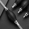 6/8/10/12MM Manual Hand Siphon Pump Rubber Aluminum Manual Fuel Pump Liquid Transfer Portable Petrol Diesel Transfer Tools