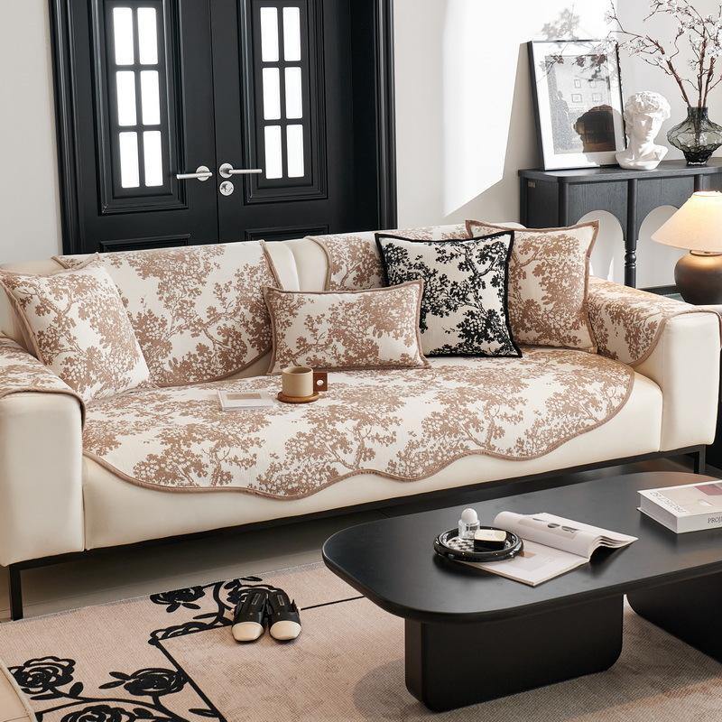 Sofa Cushion Chenier Irregular Special-Shaped Simple Modern Seat Cushion Sofa Cover Non-Slip Four-Season Sofa Cover Cloth Towel