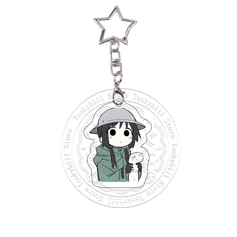 Акриловый брелок Girls' Last Tour Чито Юри Веспертия Забавный Дизайн Аниме Подвески для Сумки Лучшего Друга Брелок Подарок на День Рождения