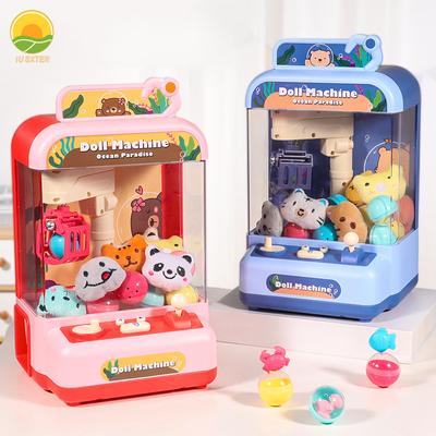Новая Игровая Машина с Когтями для Зарядки Кукол DIY Машина для Кукол Детская Игра Захват Кукол Игрушки Большой Коготь Захват Кран Подарок на День Рождения Девочка Мальчик