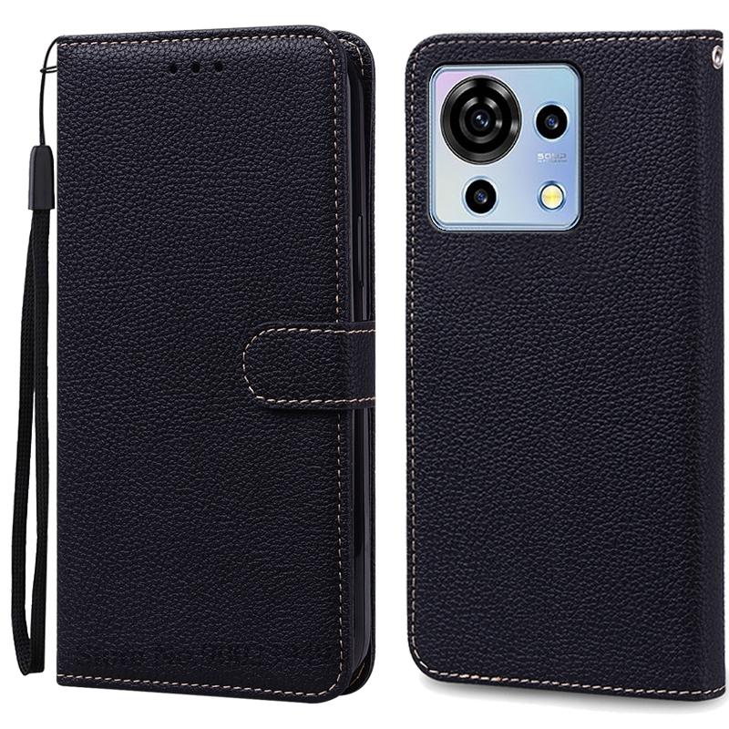 Для ZTE Blade V50 Vita Чехол-книжка кожаный флип-чехол для ZTE Blade V50 Vita Чехол-чехол для телефона Coque Fundas