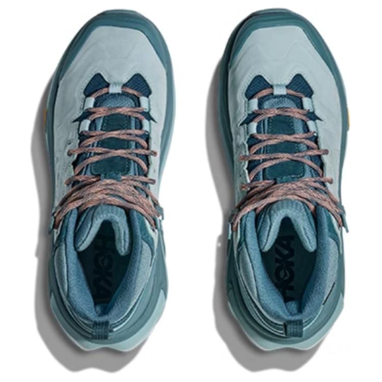HOKA One One Kaha 3 Нескользящие износостойкие ботинки для хайкинга средней высоты Женские Синие 1162531-MRZ