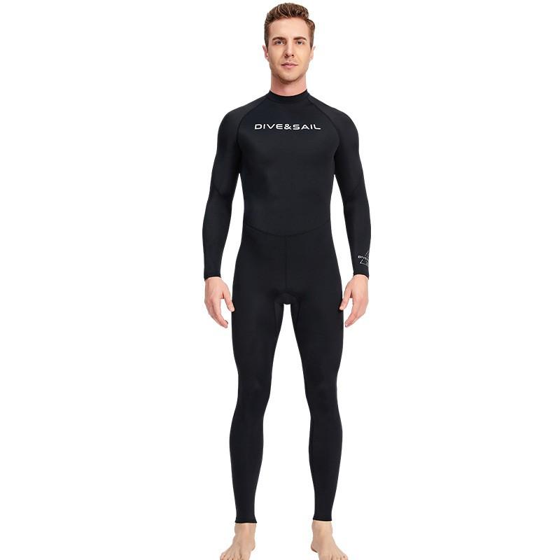 Mens Full-Body Rash Guard Wetsuit Snorkeling Surfing UV Protection Quick-Dry Dive Suit Water Sports