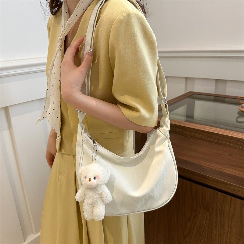 Повседневная сумка женская новинка 2024 года, большая вместительная сумка через плечо для поездок на работу, модная рабочая сумка-мессенджер, сумка-пельмень