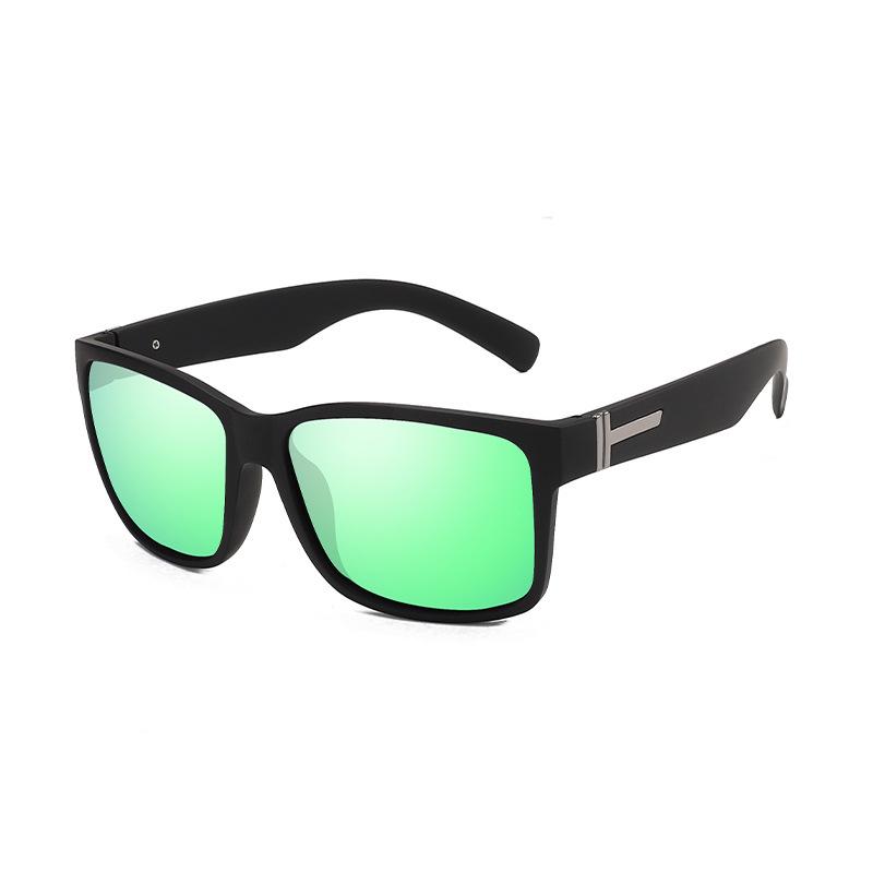 Ретро Поляризованные Мужские Солнцезащитные Очки для Вождения UV400 - Универсальный Европейский и Американский Стиль