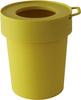 Мусорный бак, в котором спрятаны пакеты, запеченный желтый, размер L, 10 л TAPTRASH 240020 way-be