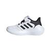 Adidas Tensaur Run 3.0 EL Trendy Comfortable Slip-Resistant Low-Top Casual Shoes Kids Sneakers White Black JH8606